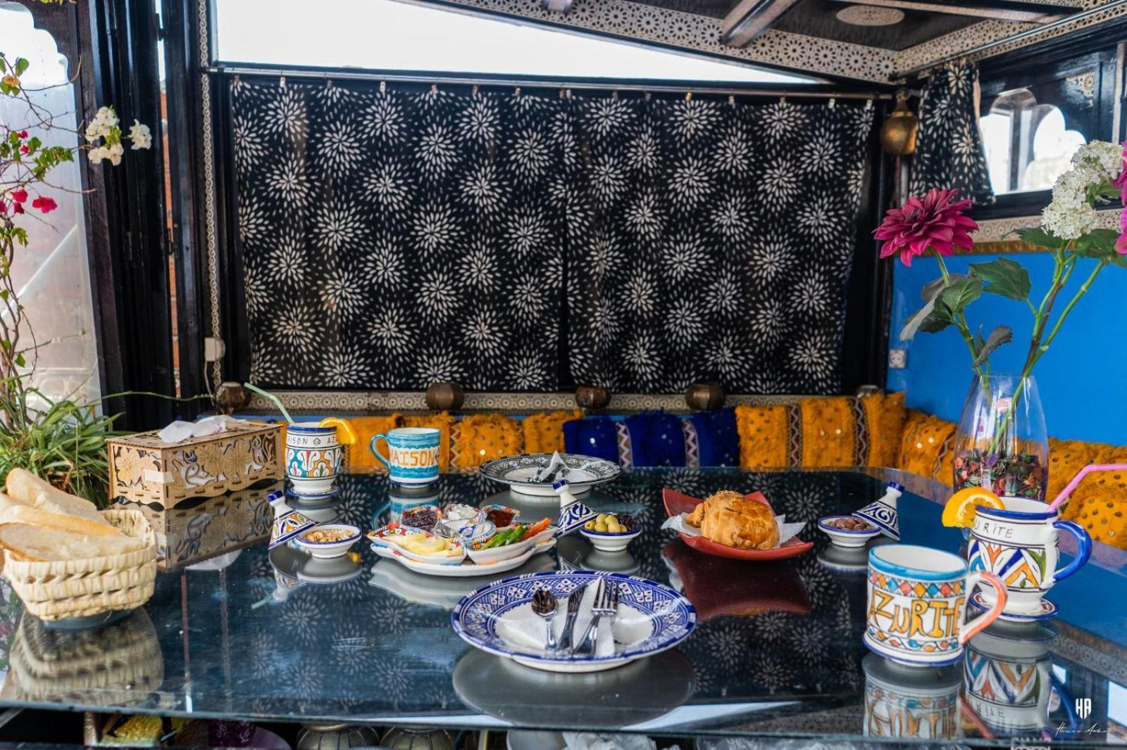 Riad Azurite Şafşavan Dış mekan fotoğraf