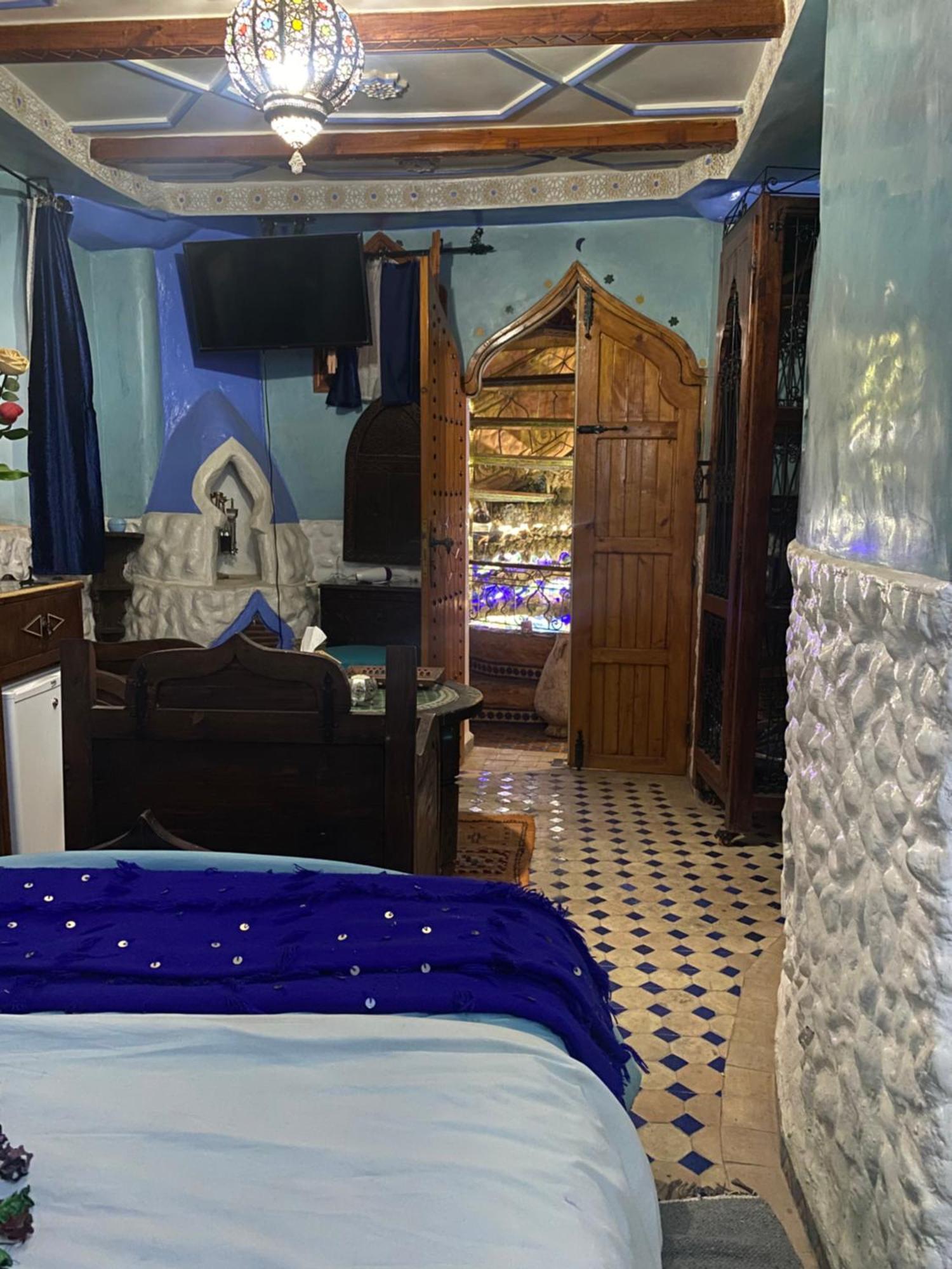 Riad Azurite Şafşavan Dış mekan fotoğraf