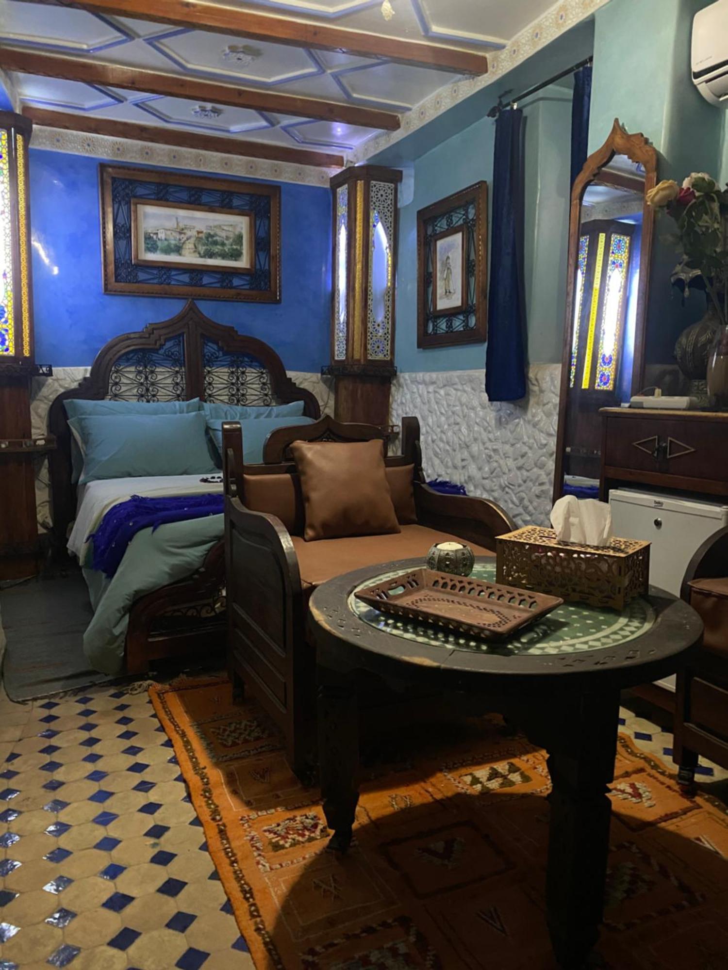 Riad Azurite Şafşavan Dış mekan fotoğraf
